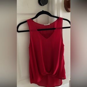 Lush v-neck sleeveless top